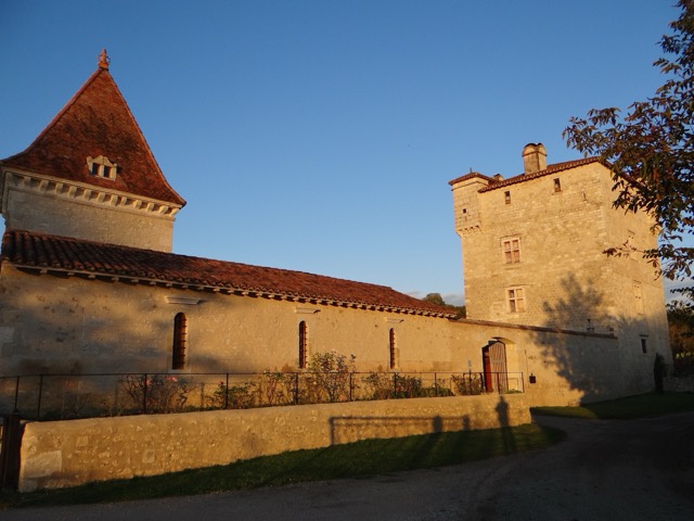Vue sud du château de Herrebouc 