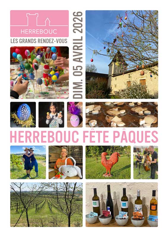 flyer pâques à Herrebouc 2026